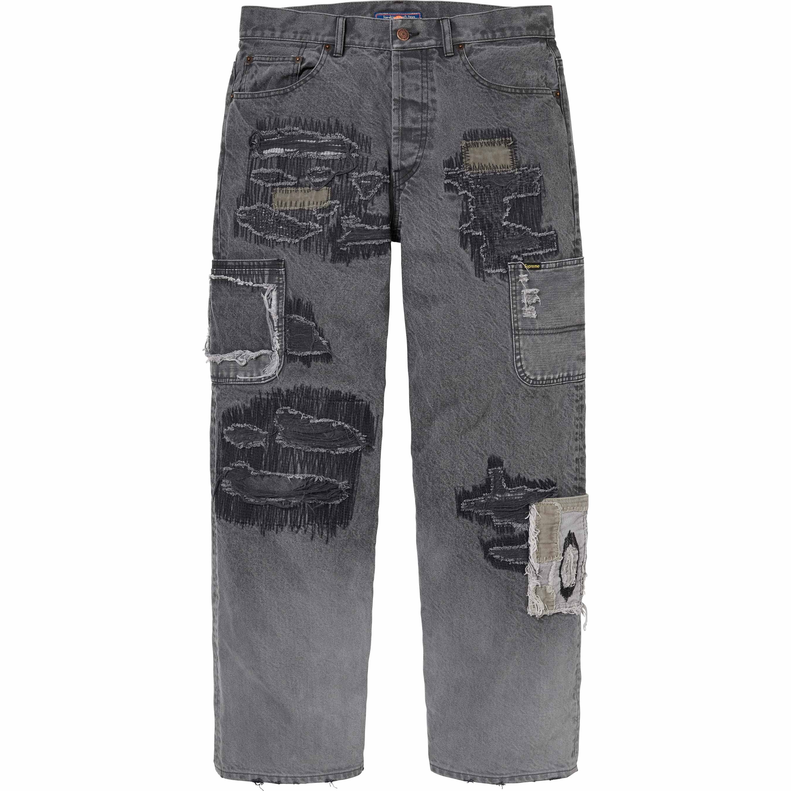 Supreme®/blackmeans Mended Loose Fit Jean view 2